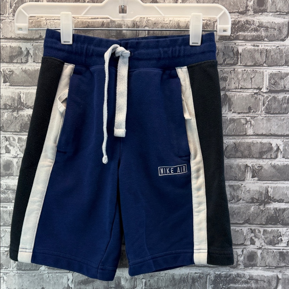 Boy's Nike Air Navy & White Athletic Drawstring Shorts